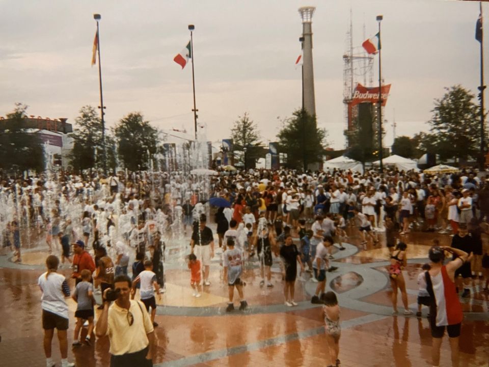 Centennial Olympic Park in 1996